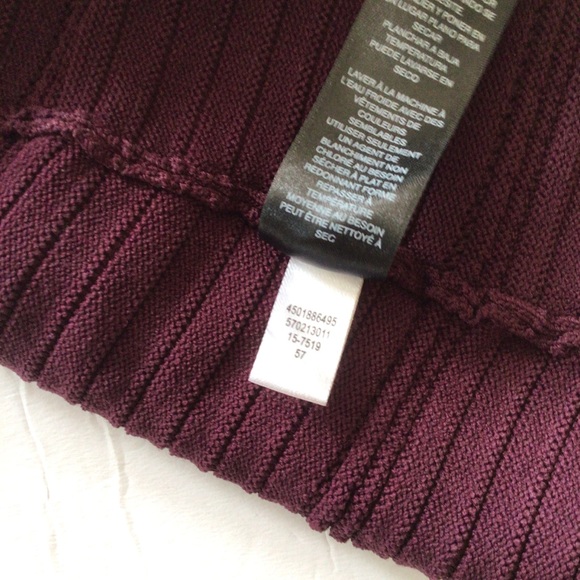 WHITE HOUSE BLACK MARKET DRAMA SLEEVE PONTELLE SWEATER MEDIUM - Picture 11 of 14